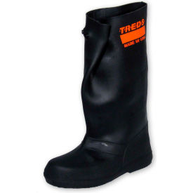 17" Rubber Slush Boots, Men's, Black, Size 12-13.5, 1 Pair