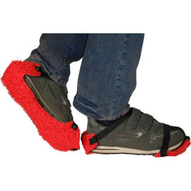 Spaghetti-Loop Strap-on Traction Soles, Men's, Red, One Size, 1 Pair