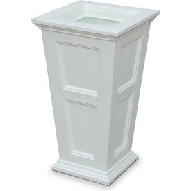 Fairfield 28" Tall Planter, White