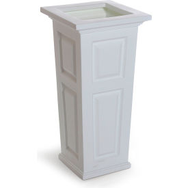 Nantucket 32" Tall Planter, White