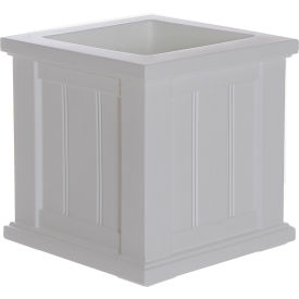 Cape Cod 14" x 14" Square Planter, White