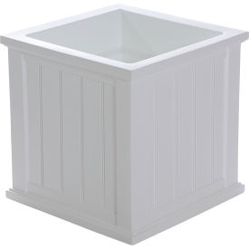 Cape Cod 20" x 20" Square Planter, White