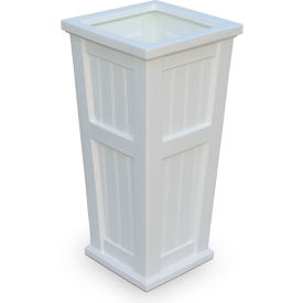 Cape Cod 32" Tall Planter, White