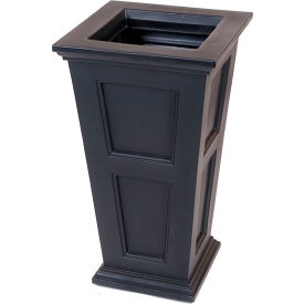 Fairfield 28" Tall Planter, Black