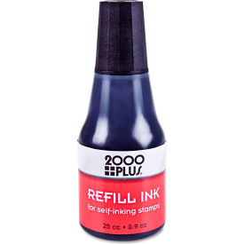 Self-Inking Refill Ink, Black, .9 oz. Bottle