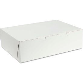 Bakery Boxes 14" x 10" x 4" White - 100 Pack