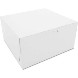 Bakery Boxes 8" x 8" x 4" White - 250 Pack