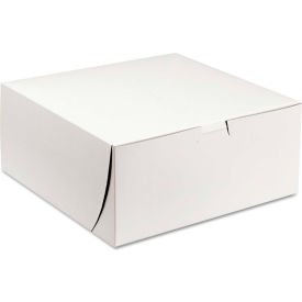Bakery Boxes 9" x 9" x 4" White - 200 Pack