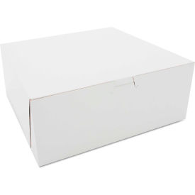 Bakery Boxes 10" x 10" x 4" White - 100 Pack