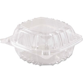 Hinged Lid Plastic Containers 6" x 5-13/16" x 3" 1 Compartment - 500 Pack