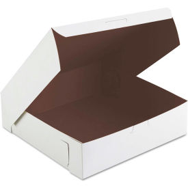 Bakery Boxes 9" x 9" x 2-1/2" White - 250 Pack