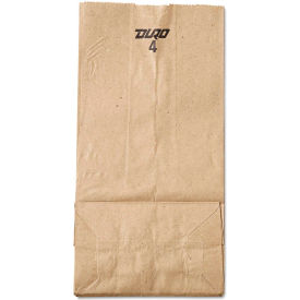 Grocery Paper Bags, 5"W x 3-1/3"D x 9-3/4"H, Brown, 500/Pack