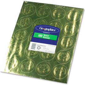 Gold Foil Embossed "Official Seal of Excellence" Seals, 100/Pack