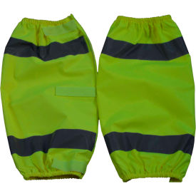 Leg Gaiter, ANSI Class E, 300D Oxford/PU Coating, Lime, One Size, 1 Pair