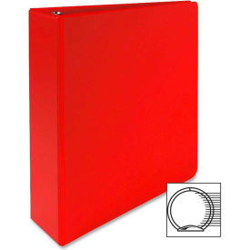 3-Ring Binder, 2" Capacity, 11"x8-1/2", Red