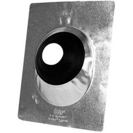 3" - 4" Galvanized All-Flash 18"L x 18"W Base