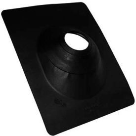 1-1/2" - 3" Galvanized All-Flash No-Calk Roof Flashings Brown 11"L x 14-1/2"W Base