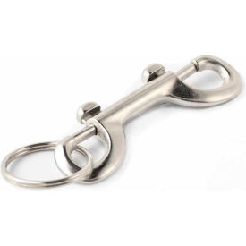 Double Ended Bolt Snap Key Accessory with 1.125" Split Ring