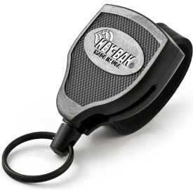 Locking Retractable Key Reel 48" Kevlar Cord Polycarbonate Case Belt Loop