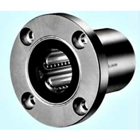 3/4" ID Round Flange Type Linear Bearing W/Seals, Stainless Steel