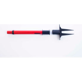 Plastic Stanchion Stake, 22"-42" Adjustable Height, Red