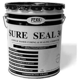 Sure Seal 30 Acrylic Sealer, Brown Gloss Finish 5 Gallon Pail - CP-1542