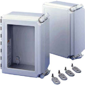 Solid Cover/QR, 14.00x12.00x8.00in, Type 4X Encl, Fiberglass
