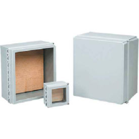 WiFi Cab, Type 4X, Solid Door, 16.00x14.00x8.00, Fiberglass