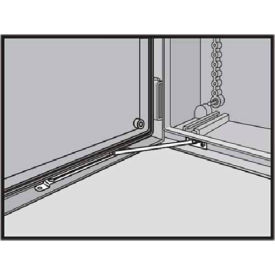 Door Stop Kit, 120 deg, Fits ULTRX, SS Type 304
