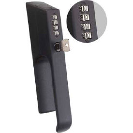 L-Handle Combination Lock Net Series, 7.50x1.38x2.50, Composite