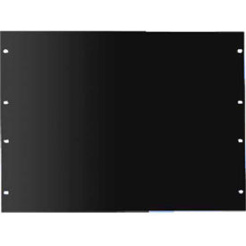 P19RPP2UB Rack Panel, 19", 2 RU, Steel/Black