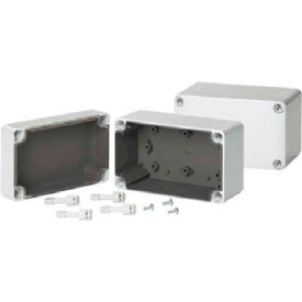 Hoffman QLINE J Box, Screw Cover, Type 4X, EMC, 125x125x99mm, Polycarb