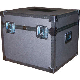 Case Design Shipping Container Foam Lined - 22"L x 20"W x 18"H - Black