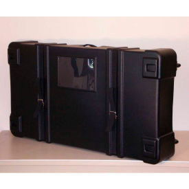 Case Design 278 Expo II Telescoping Shipping Case - Trade Show Case - Black 45"L x 26"W x 9"H