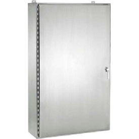 Continuous Hinge with 3-Point Latch, Type 4X, 24.00x20.00x6.00in, SS Type 304