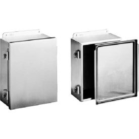 J Box, Clamp Cover, Type 4X, 4.00x4.00x3.00in, SS Type 316L