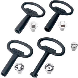 LLKDBM3, Key Lock insert, Double Bit 3mm, Steel/Chrome