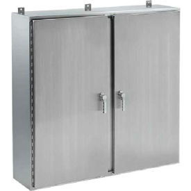 Continuous Hinge, 2 Door with 3-Point Latch, Type 4X, 42.00x60.00x12.00in