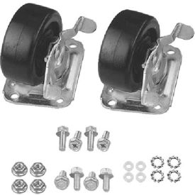 Caster Kit, Swivel, 2 Casters/Kit, 3"Dia