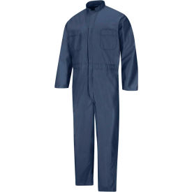 Red Kap ESD/Anti-Static Operations Coverall, Navy, Polyester/Nylon, Regular