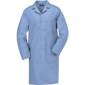 Unisex Excel Flame-Resistant Lab Coat, 7 oz., Light Blue, Cotton, XS
