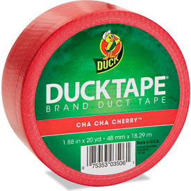 Colored Duct Tape, 1.88"W x 20 yds - 3" Core - Red