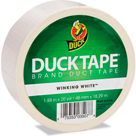 Colored Duct Tape, 1.88"W x 20 yds - 3" Core - White