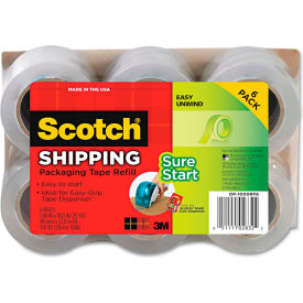Refill Rolls for Easy Grip Tape Dispenser, 1.88" x 25yds, 6/Pack