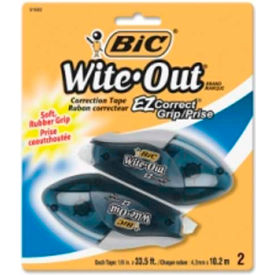 Correction Tape Rubber Grip 1/5" x 33' White 2 Pack