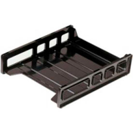 Front Loading Letter Tray 10-1/2" x 2-7/8" x 12-1/2" Black
