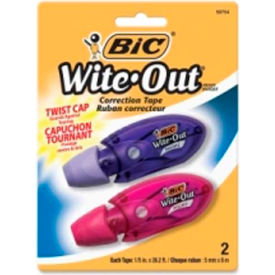 Correction Tape Mini 1/2" x 26.2' White 2 Pack