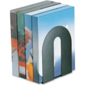 Heavy Duty Bookends 8" High Black 2 Pack