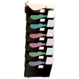 7 Pocket Starter Filing System Black