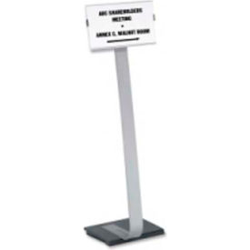 Durable Duo Versatile Sign Stand 14-3/8" x 43" Black